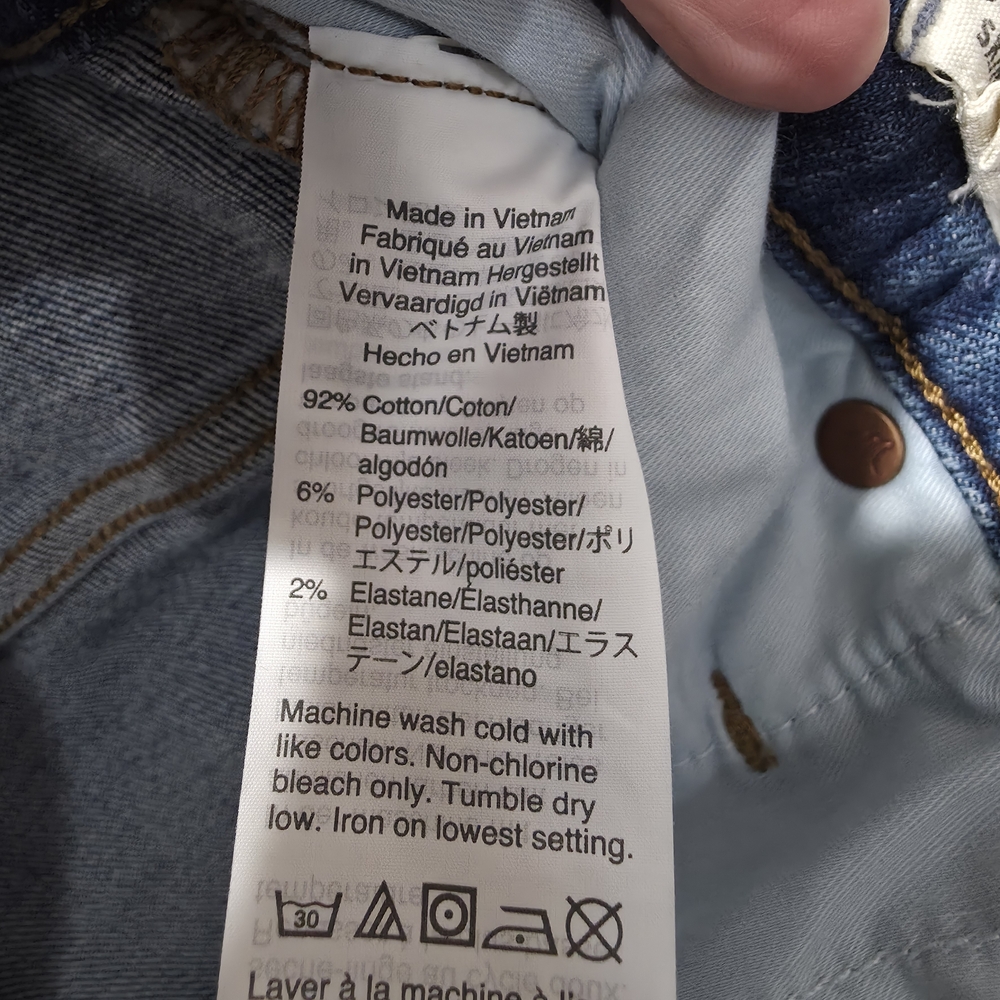 Madewell curvy high-rise skinny crop blue jeans - Picture 6 of 6